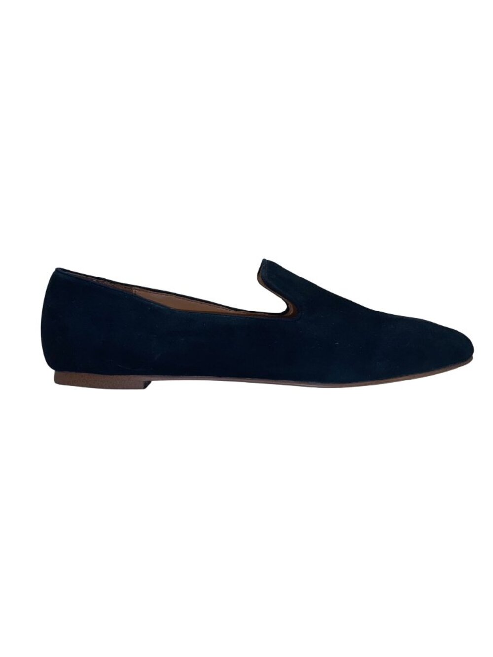 J. Crew Women’s Black Leather Slip-On Smoking Loafers Size 9.5